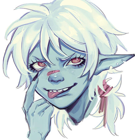 Fully rendered halfbody